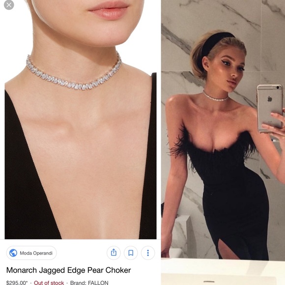 INTERMIX Jewelry - Fallon Monarch Jagged Edge Pear Choker